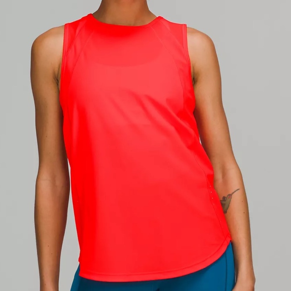 Lululemon Athletica Vibrant Red Tank Top